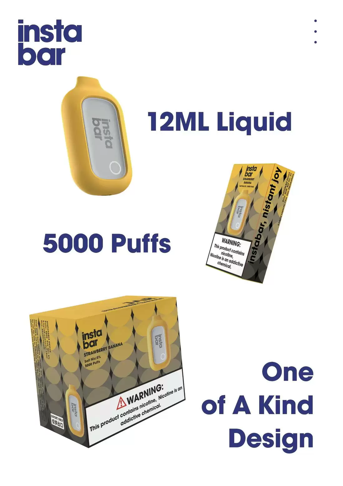 پاد یکبار مصرف اینستابار طعم هندوانه خرد شده - Image 2